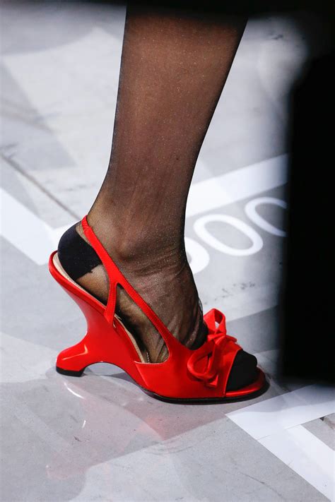 prada shoes mid heel red crystal stripe|miuccia Prada shoes.